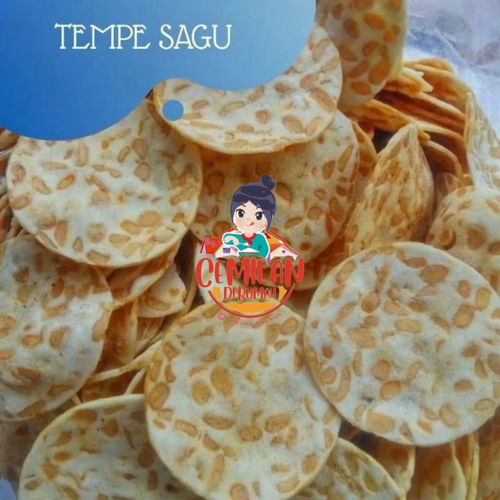 

Keripik Tempe Sagu Mini Gurih Renyah 500gr