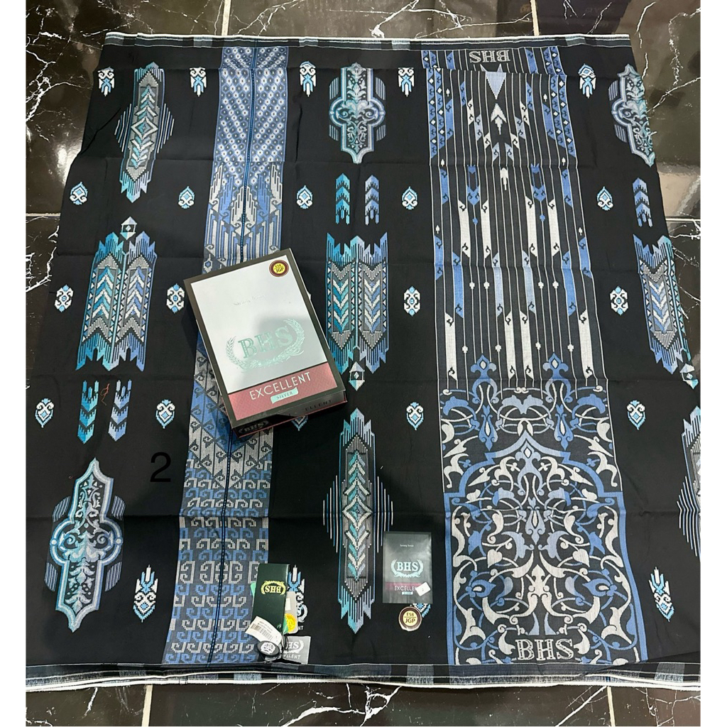 SARUNG BHS EXCELLENT JACQUARD SILVER