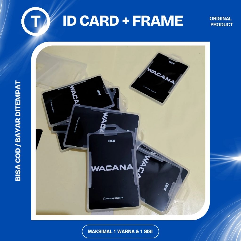 

kartu nama pelajar mahasiswa idcard pvc