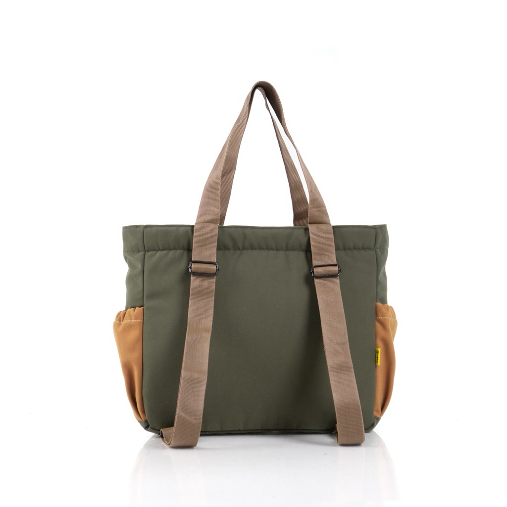 CUCI GUDANG REKA- PLAYFUL Totepack Camel & Squirrel - Totebag Kanvas Pria Wanita - Backpack Laptop