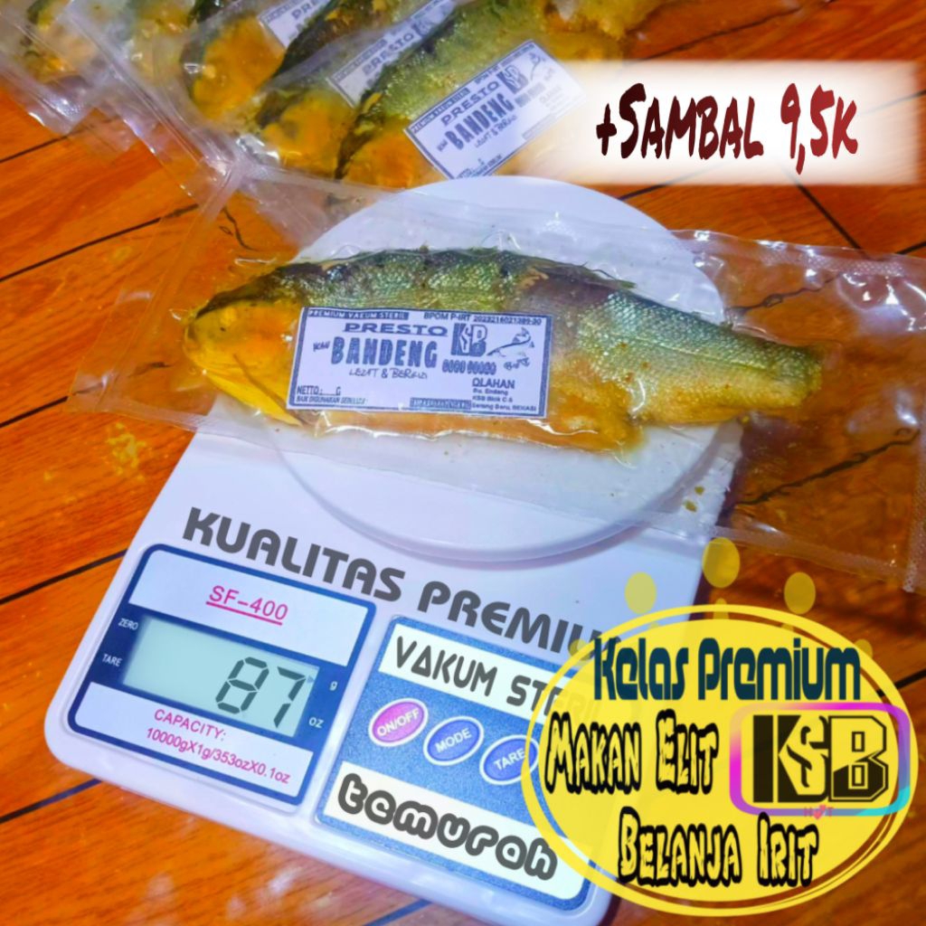 

Bandeng Presto KSB Premium Vakum Steril 80 - 90gram