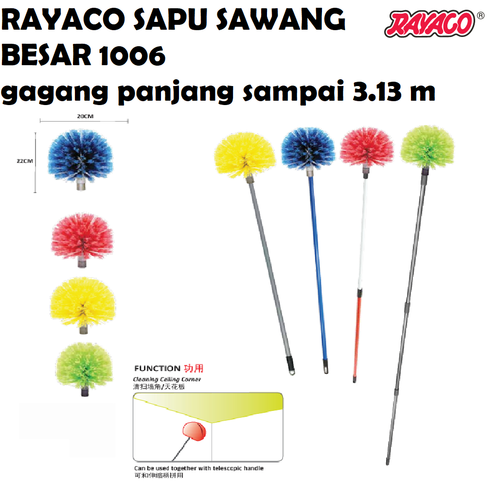 SAPU SAWANG RAYACO HANDLE PANJANG