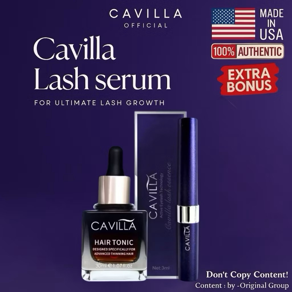 CAVILLA COMBO SET (CAVILLA LASH ESSENCE + CAVILLA HAIR TONIC)