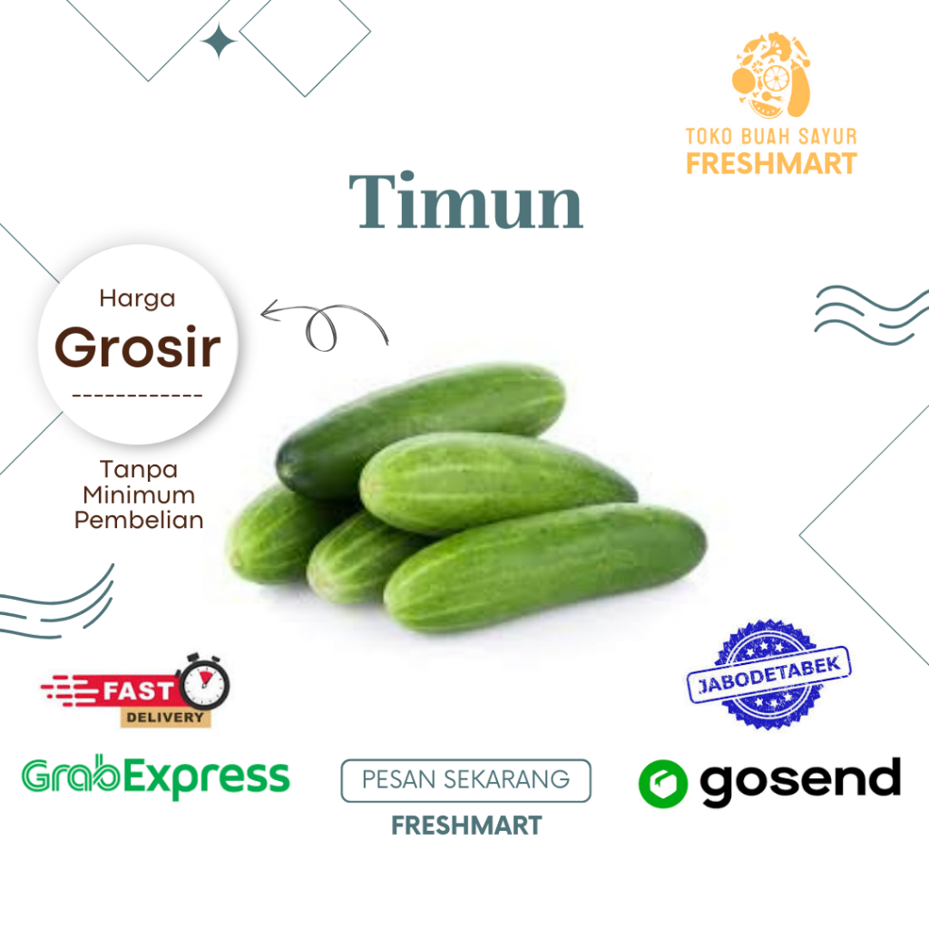 

Timun Hijau Segar 500 Gram Harga Murah !!