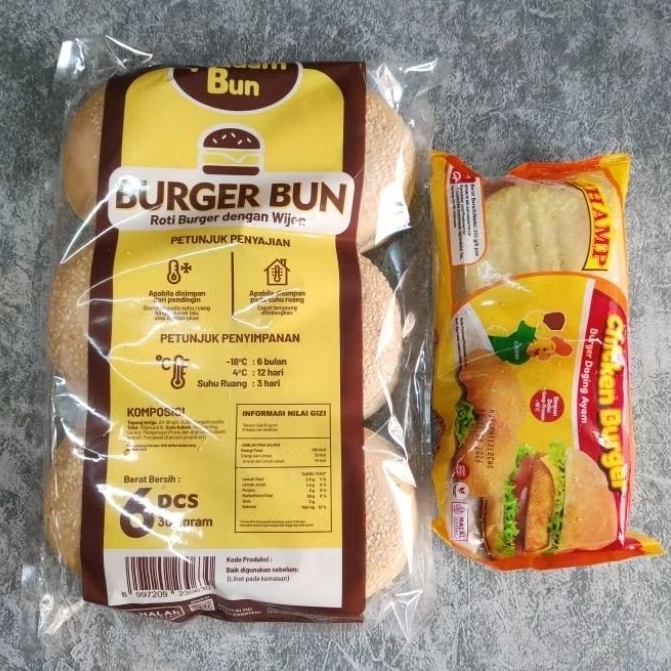 

[PAKET] ROTI BURGER + CHAMP CHIKEN CRIPY