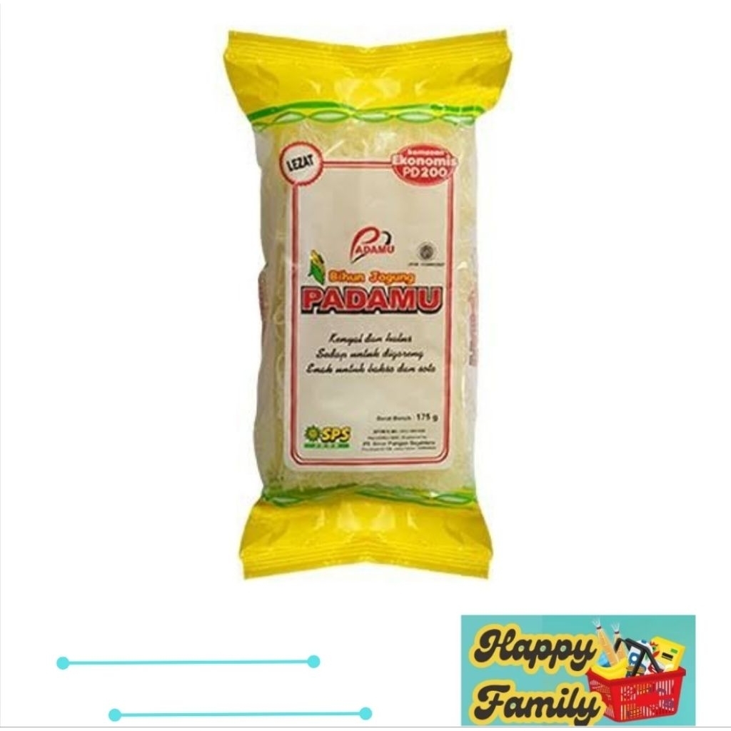 

Bihun Jagung Padamu Kuning 160 Gr