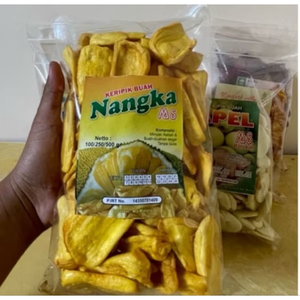 

Kripik nangka 200 gram / Kripik salak 220 gram