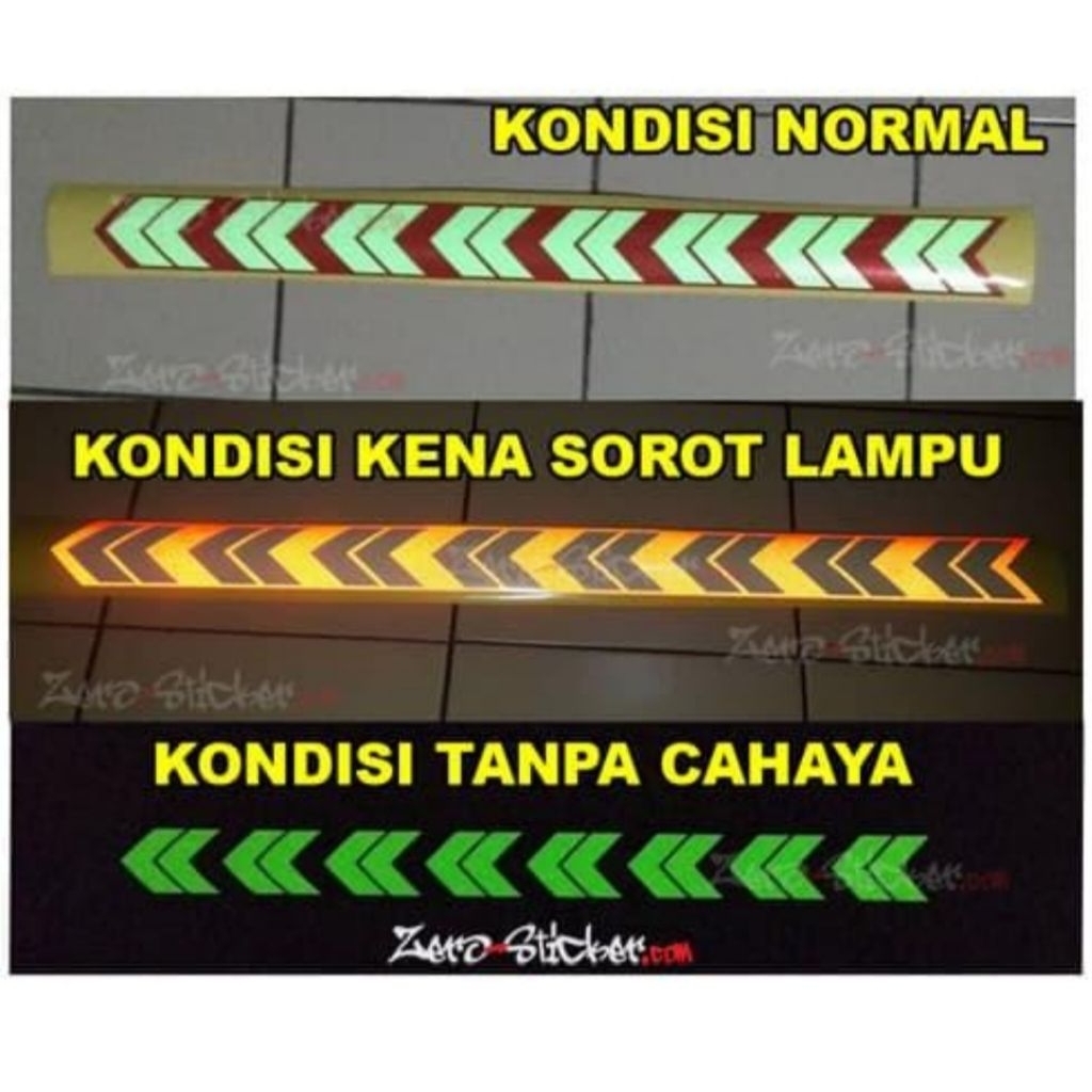 

sticker panah glow in the dark spt gbr