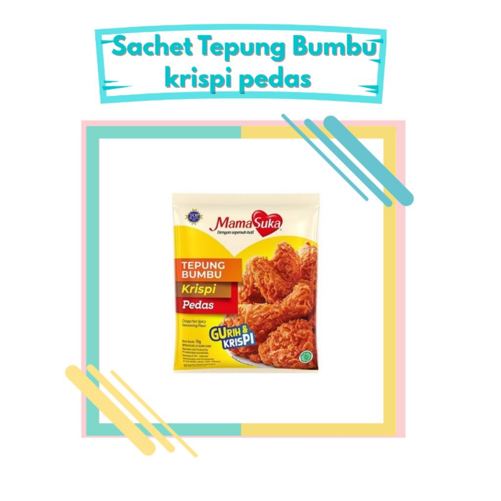 

tepung bumbu krispi pedas