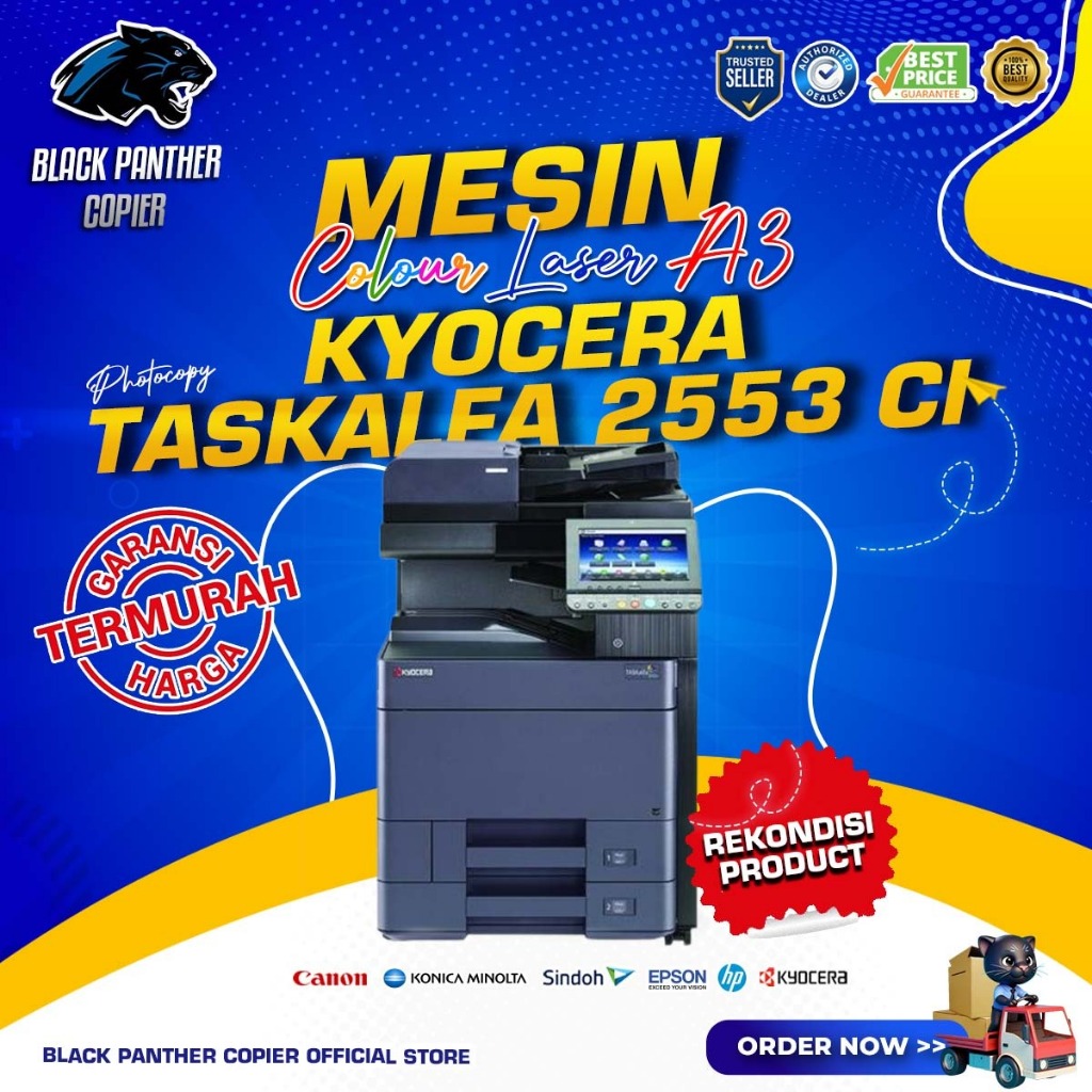 MESIN FOTOCOPY KYOCERA TASKALFA 2553Ci A3 LASER COLOUR ORIGINAL