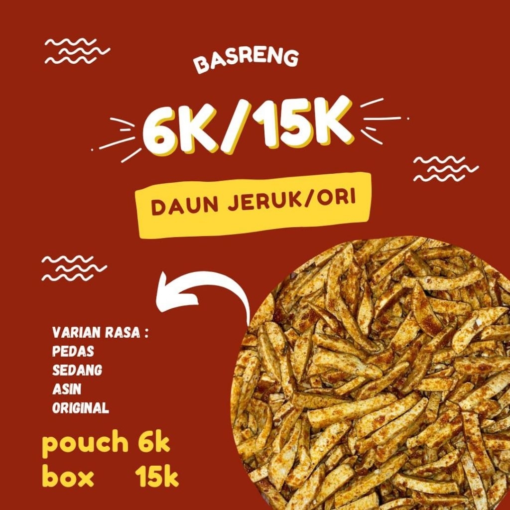 

BASRENG DAUN JERUK 500 GR/1KG