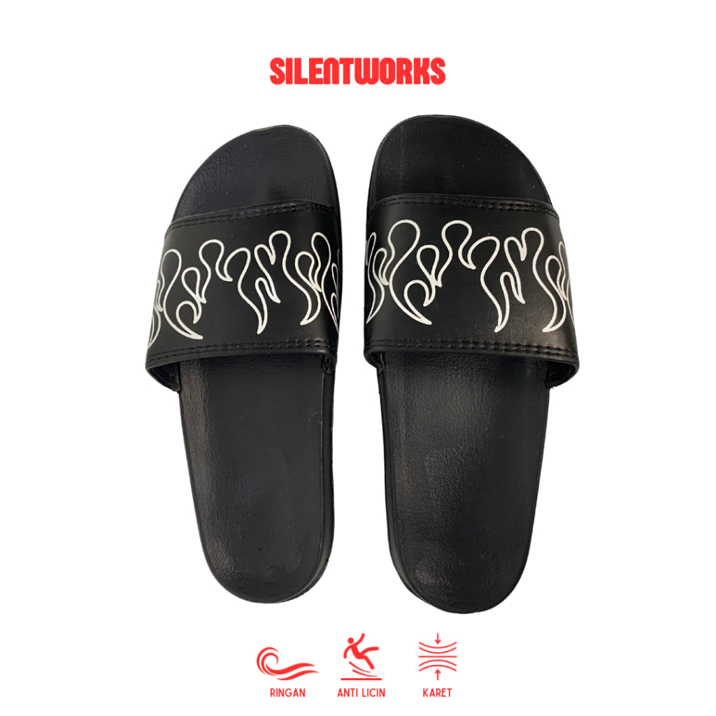 SANDAL SLIDE PRIA WITJI DISTRO KASUAL TERMURAH / SENDAL RUMAHAN KEREN / SANDAL SANTAI REMAJA KEREN /