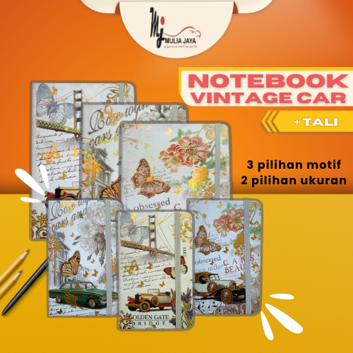 

NOTEBOOK VINTAGE + tali