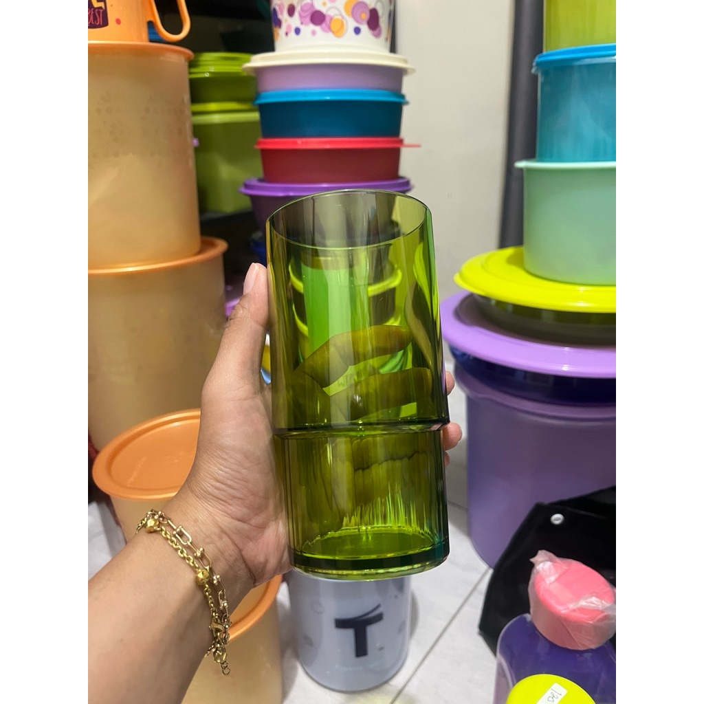 cristal tumbler gelas kristl #tupperware #new #original