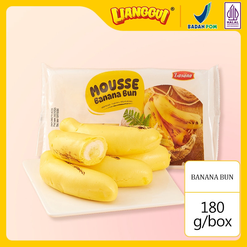 

LIANGGUI MOUSSE BANANA BUN ISI 6PCS