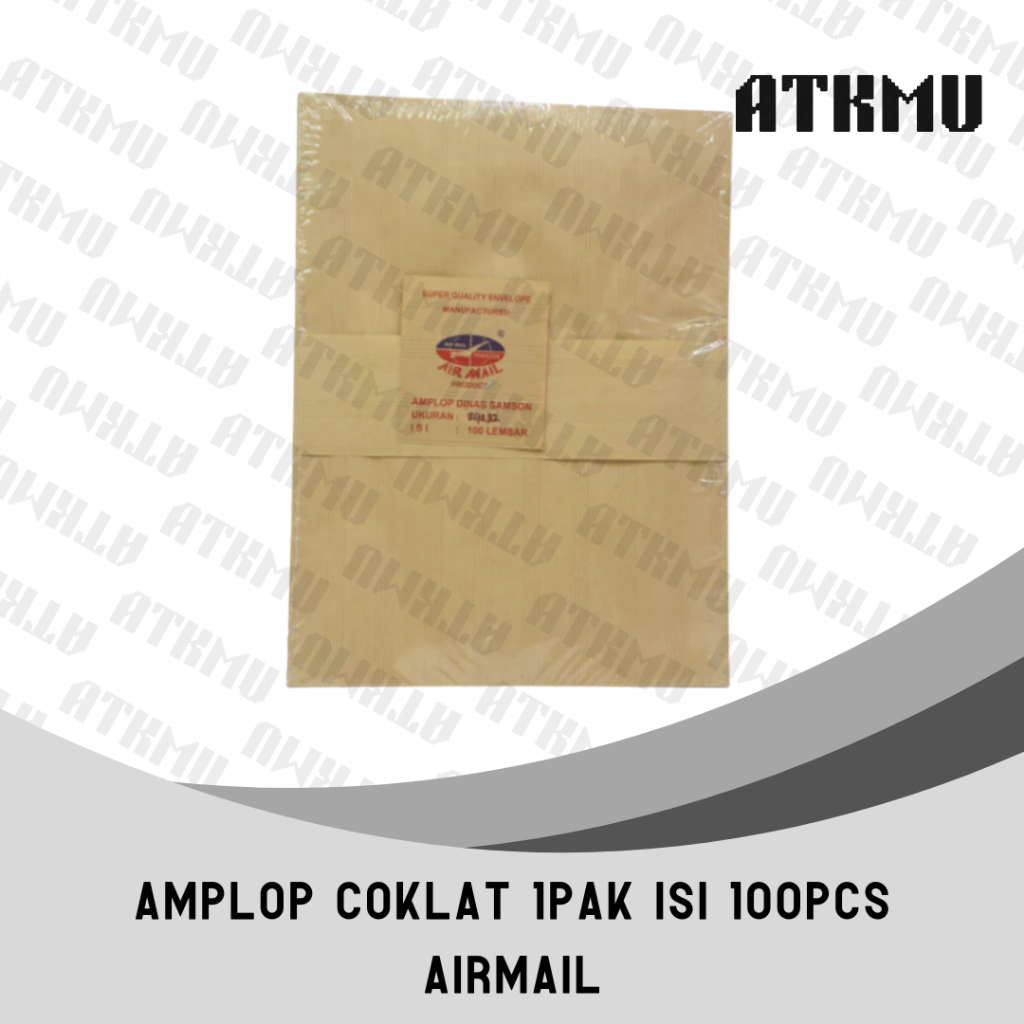 

Amplop Coklat Folio Merk Airmail