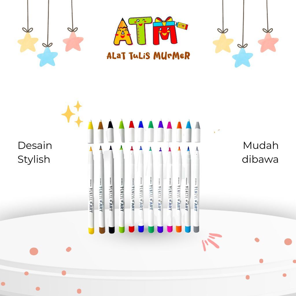 

Spidol/Waterbased Marker/Zebra PencilArt - Water based marker - alat tulis - spidol warna
