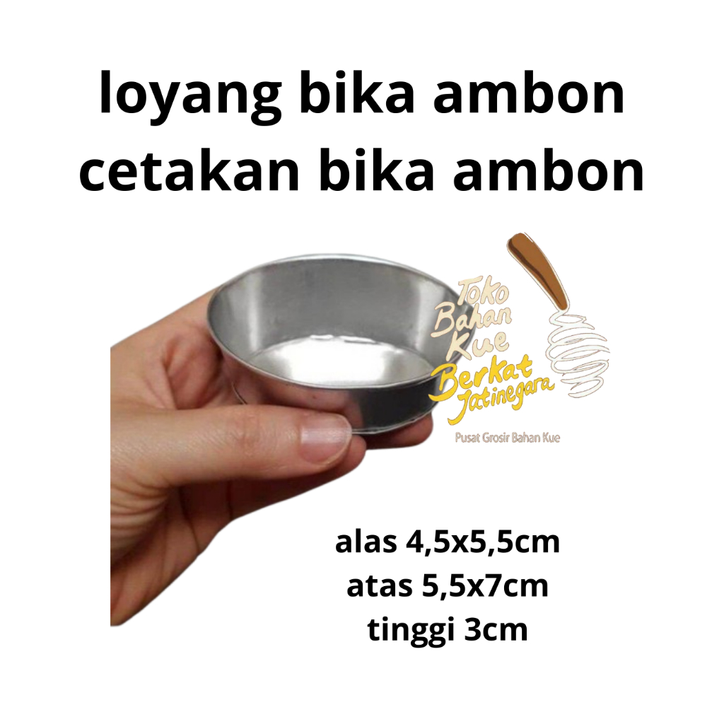 CETAKAN BIKA AMBON / LOYANG BIKA AMBON / LOYANG OVAL SAMBUNGAN