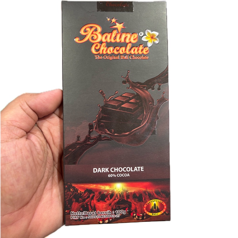 

Baline Chocolate Bar / Oleh Oleh Khas Bali / Souvenir Cokelat