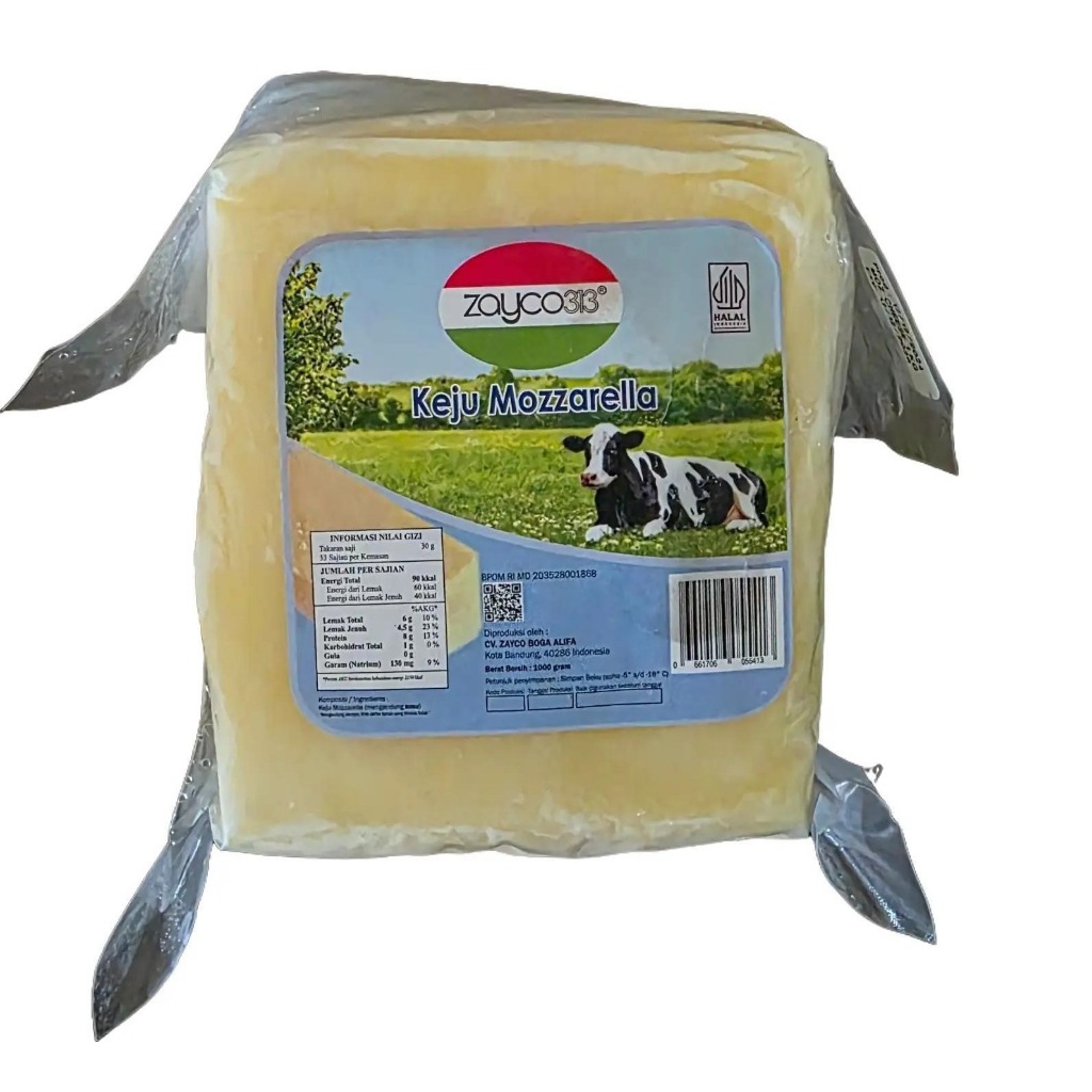 

Cheese Keju Mozarella Mozzarella Oldenburger 1Kg Murah Promo Halal KEMASAN BARU ZAYCO