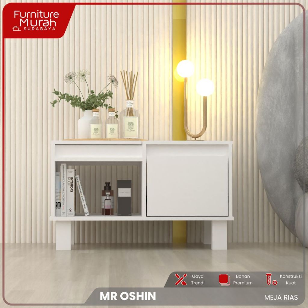 Furniture Murah Surabaya - Meja Rias Lesehan Meja Rias Minimalis Series 649 Oshin Meja Rias Aestheti