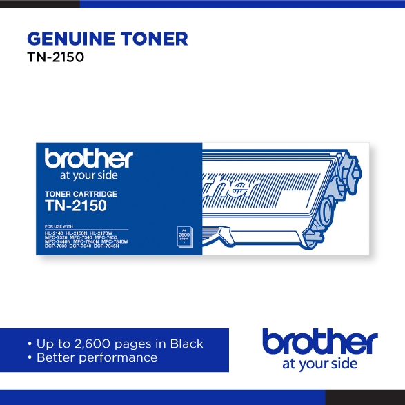 Toner Brother TN-2130 / TN 2130 / TN2130 / TN-2150 / TN2150 / TN 2150 Original – Untuk HL-2140 / HL-
