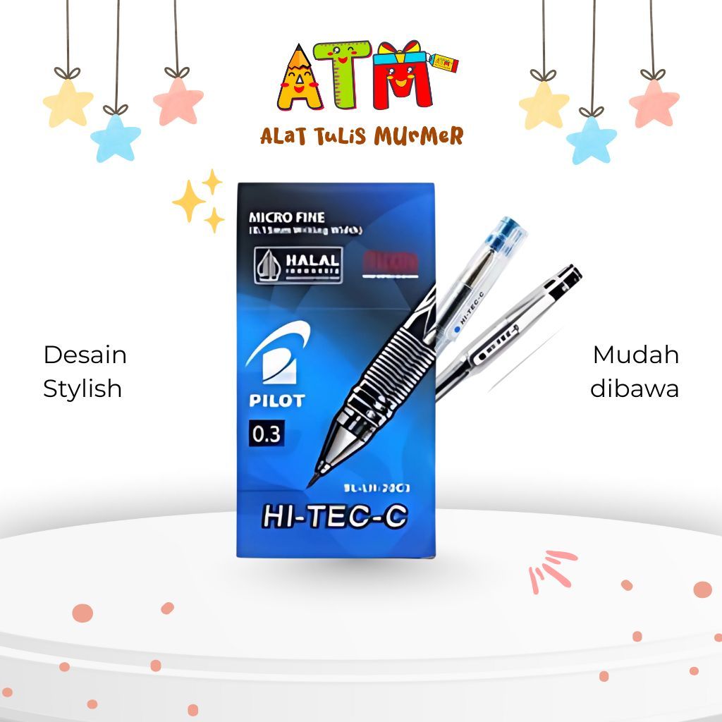 

Bolpoin pilot Hi Tec 0,3/pilot Hi tec 0,3 ecer murah