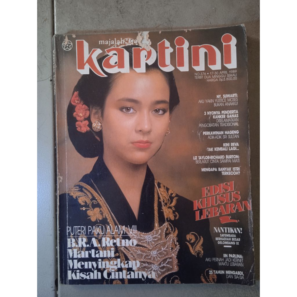 Majalah Kartini No. 376 / 17-30 April 1989 Edisi Khusus Lebaran