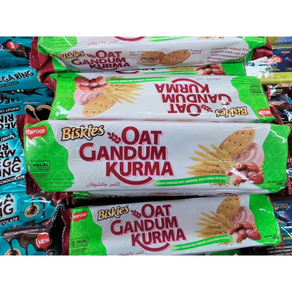 biskies oat gandum kurma 108gr