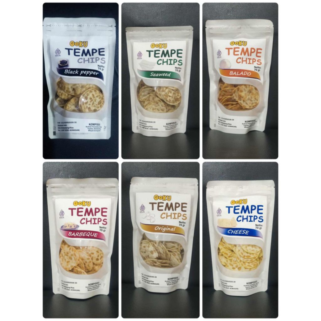 

Kerupuk Tempe Goku 70gr khas Selatpanjang