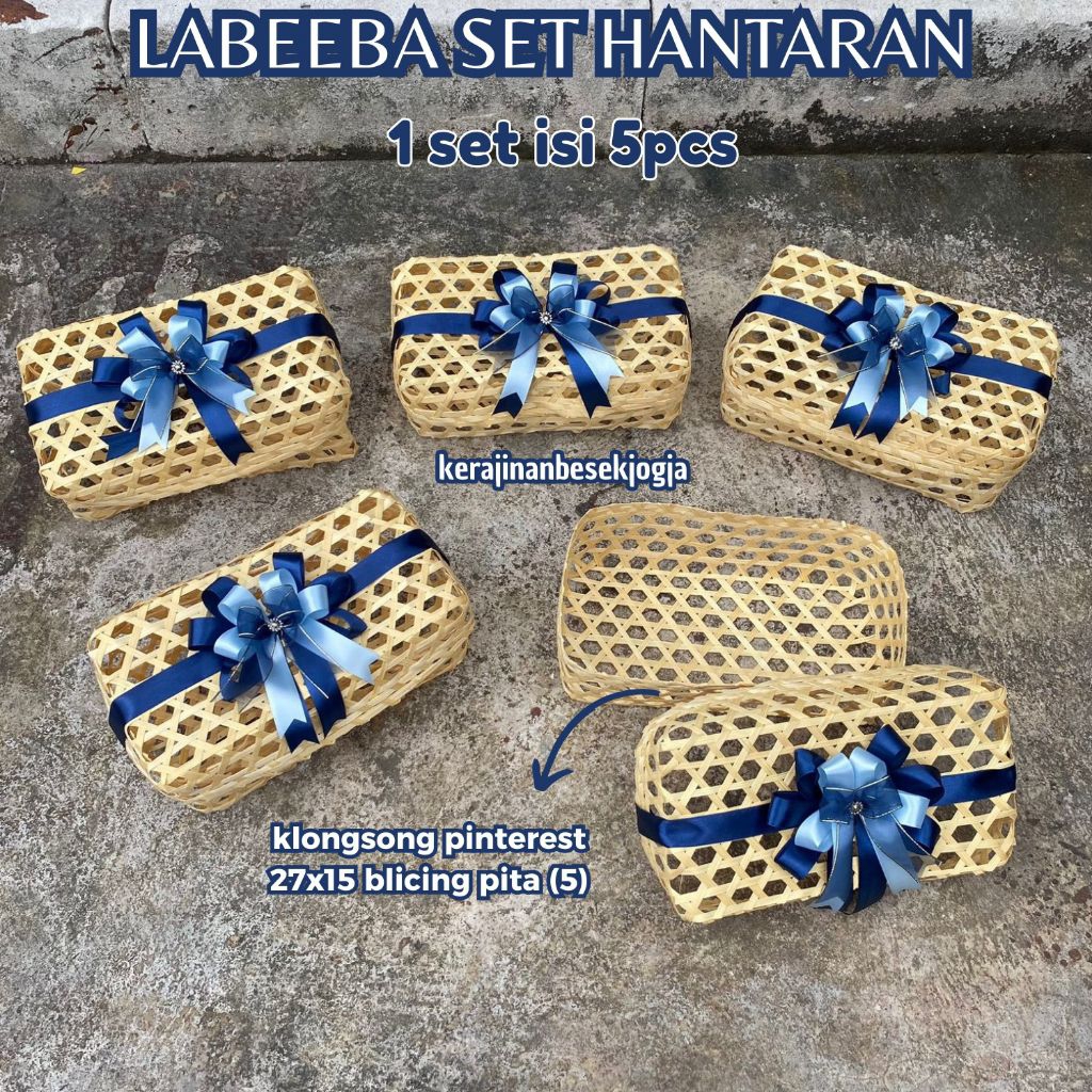 

LABEEBA SET HANTARAN BONUS PITA SAJA 3PCS | hantaran cantik bingkisan lamaran pernikahan