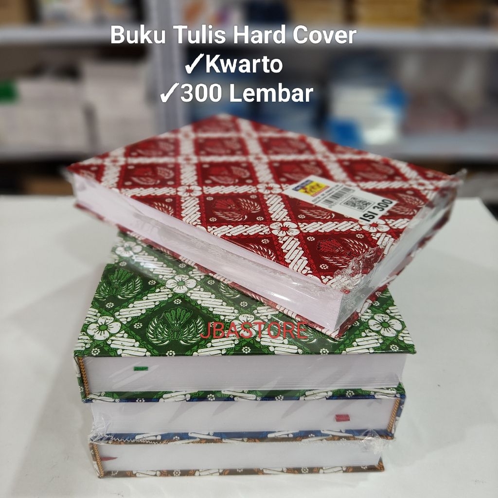 

Buku Tulis Hard Cover Kwarto 300 Lembar / Kwarto Cover Tebal