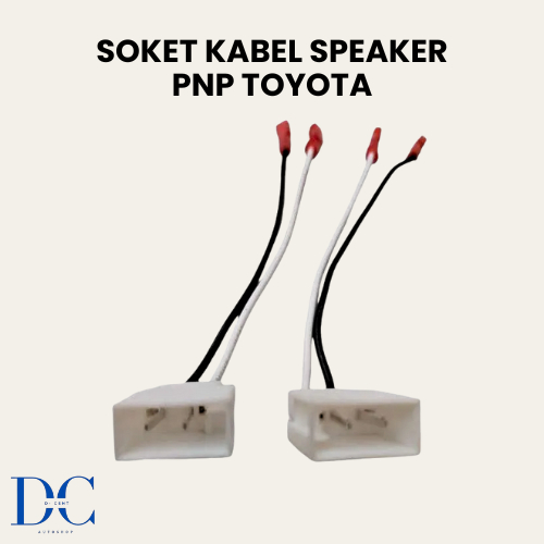 Kabel Soket Speaker Mobil - Kabel Soket Speaker PNP Toyota - Soket Speaker PNP - 100% Original