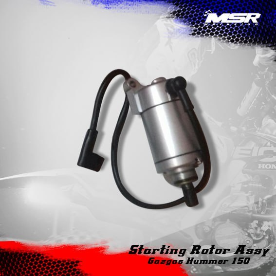 Dinamo starter gazgas hummer honda GIGI 10 DIAMETER 13MM