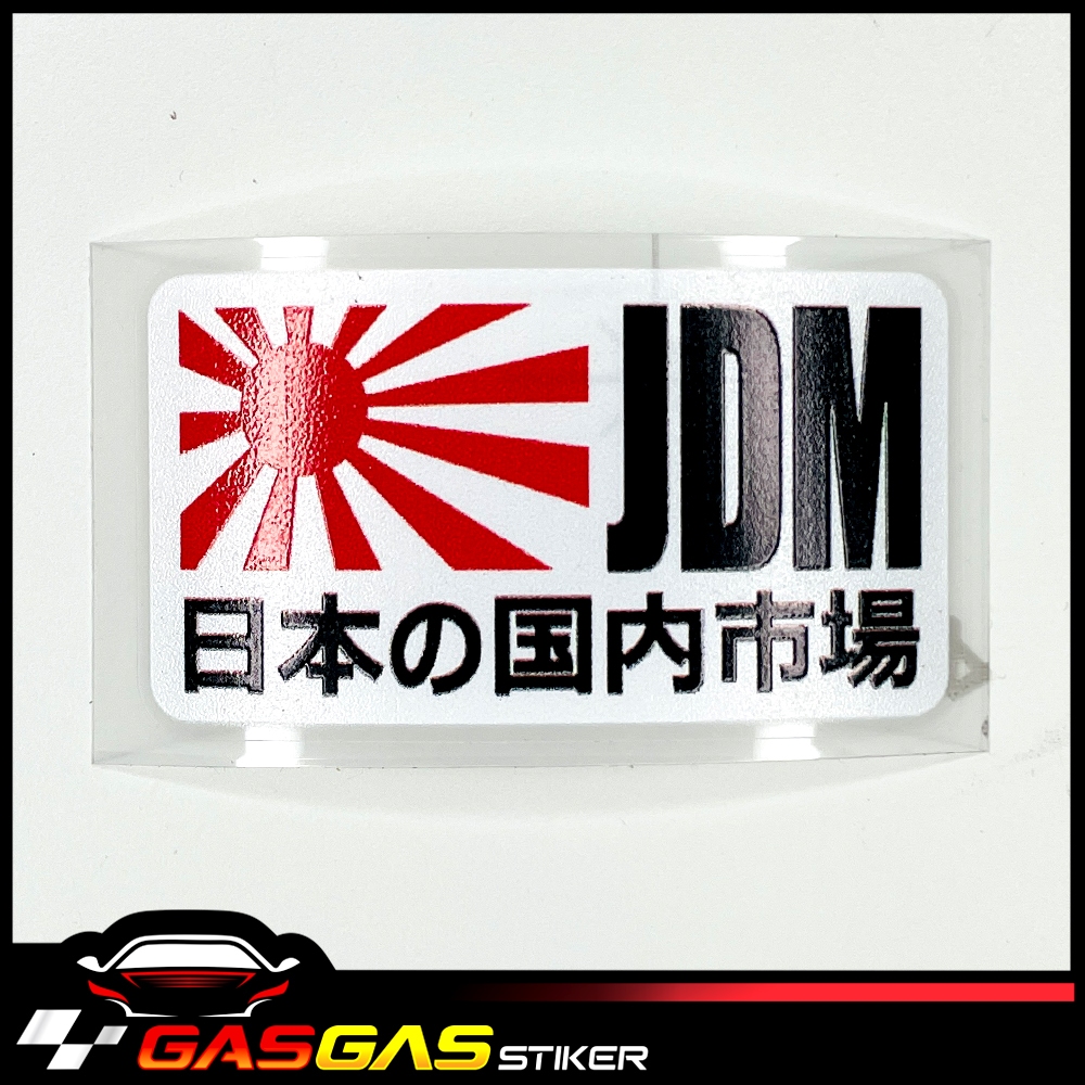 Sticker JDM | Stiker MOBIL JDM | Stiker MOTOR JDM | Ukuran SEDANG | Bahan Kualitas Premium