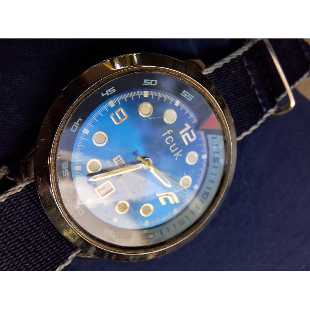 Preloved Jam Tangan Fcuk Time Quartz