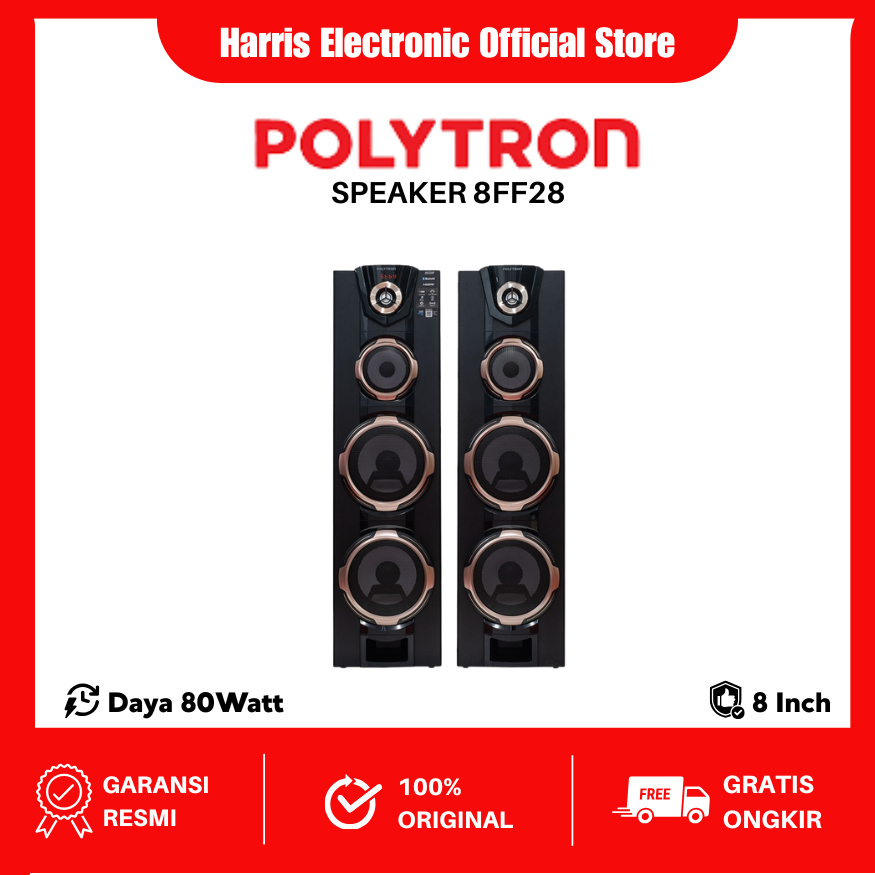POLYTRON Active Speaker F Series PAS 8FF28 / Speaker Polytron PAS 8F