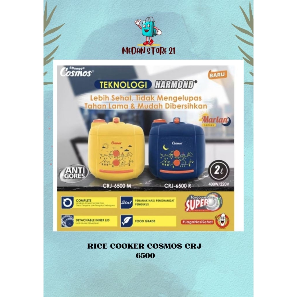 RICE COOKER COSMOS CRJ-6500M/CRJ-6500R