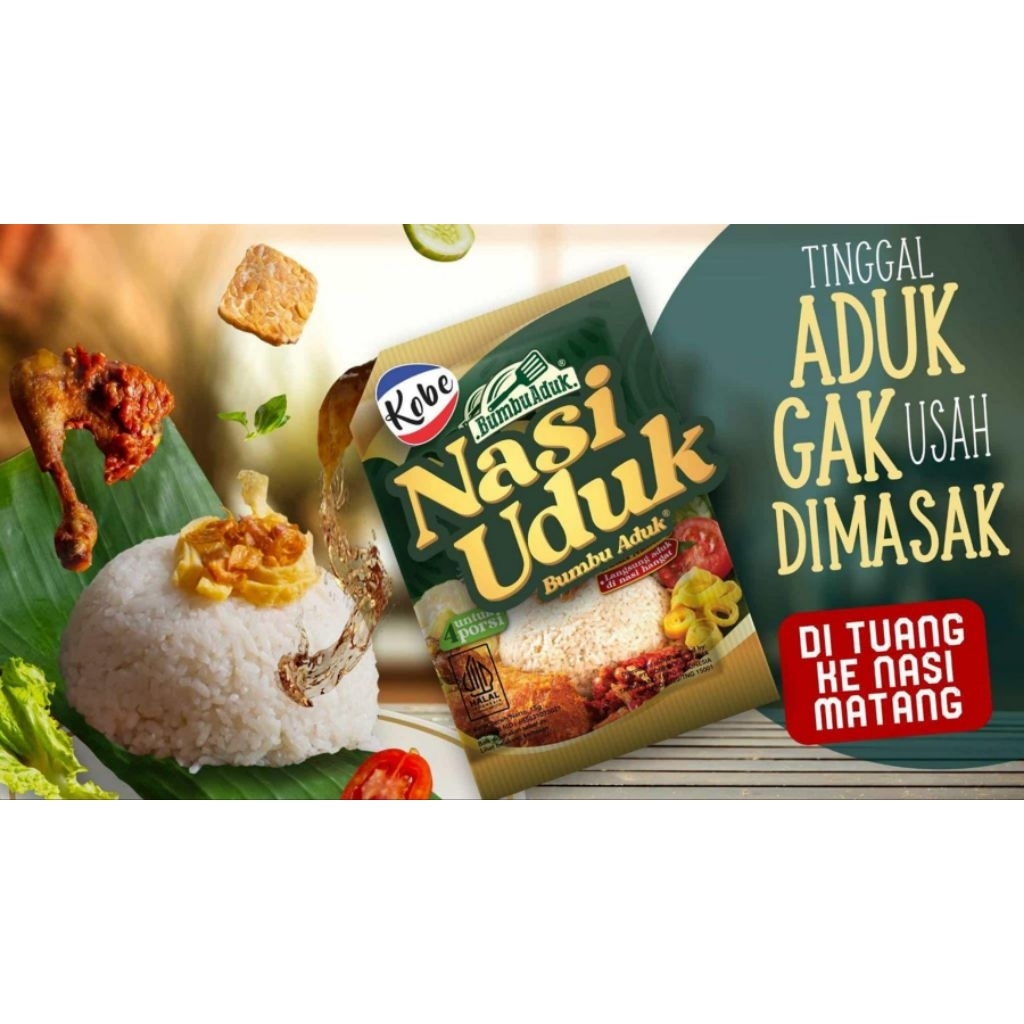 

Kobe Bumbu Aduk Nasi Uduk 15g x 10pcs