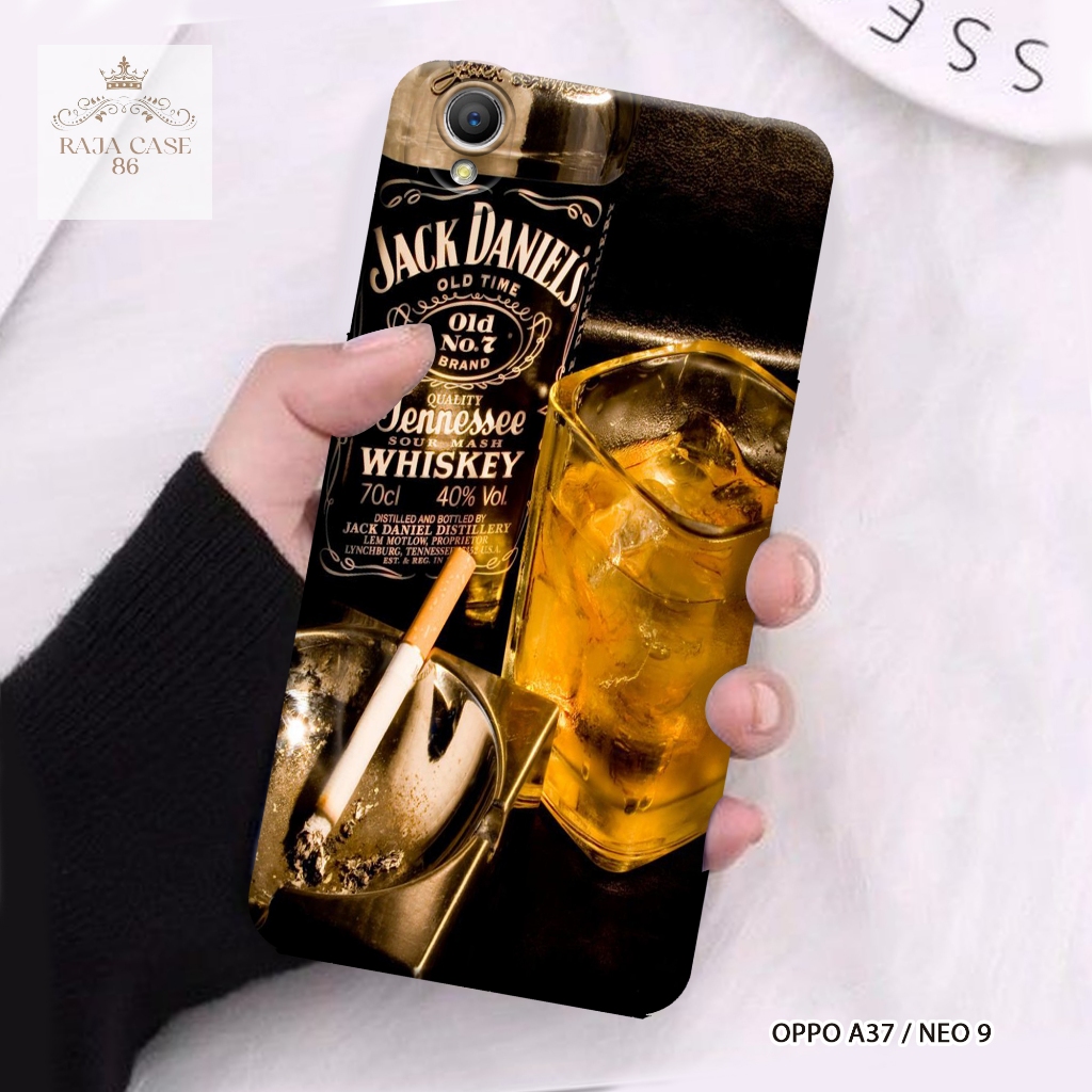 Case Oppo A37 / Oppo Neo 9 - Rajacase - casing Oppo A37 - Motif case Minuman - Pelindung handphone -