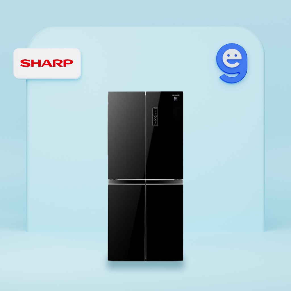 SHARP Kulkas Side By Side 4 Pintu SJ-IF51PG-BK / SJIF 51 PGBK / 472 Liter - SJ-IF51PG-BK/BL / SJ-IF5