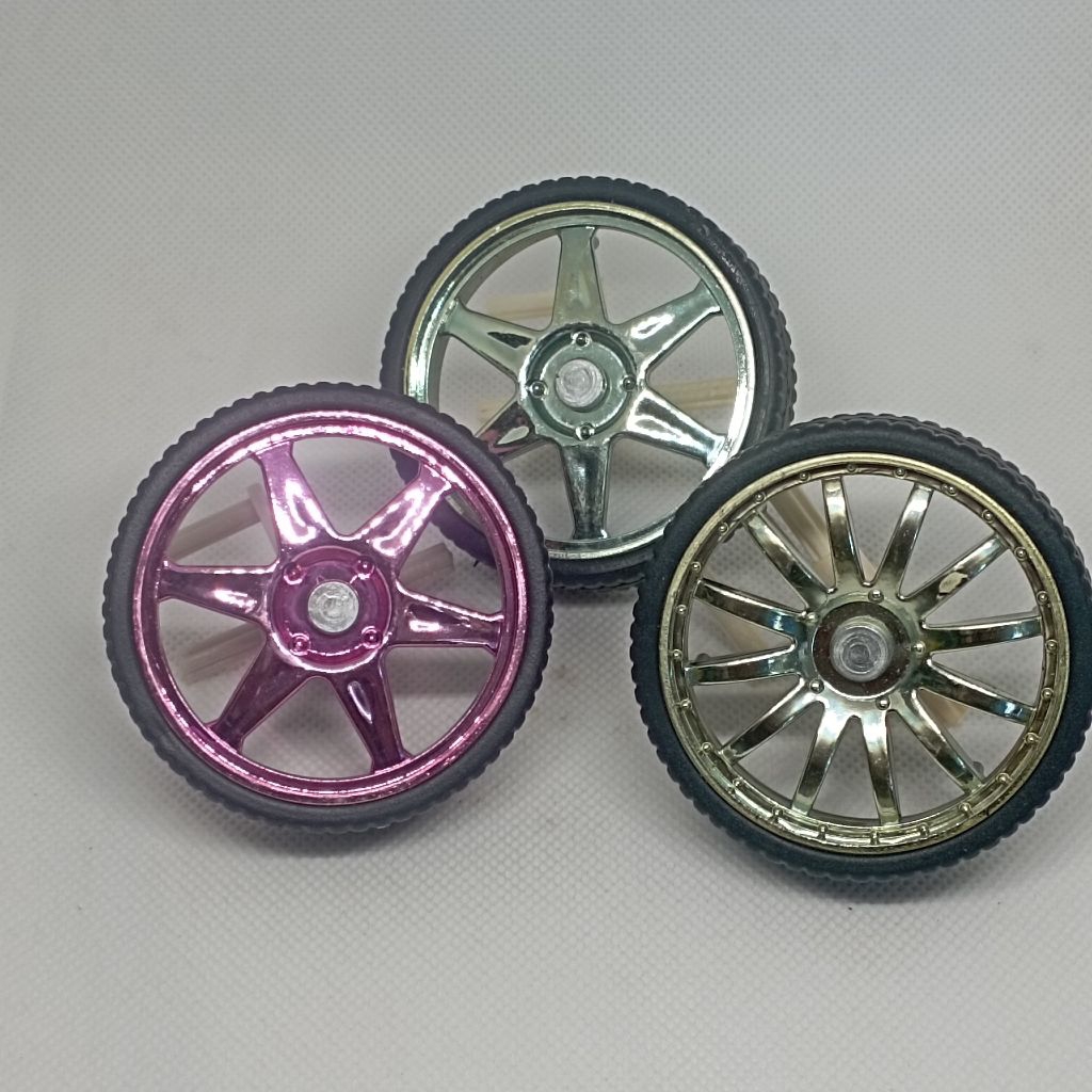 roda depan rc qd 1:10 ban mobil remot