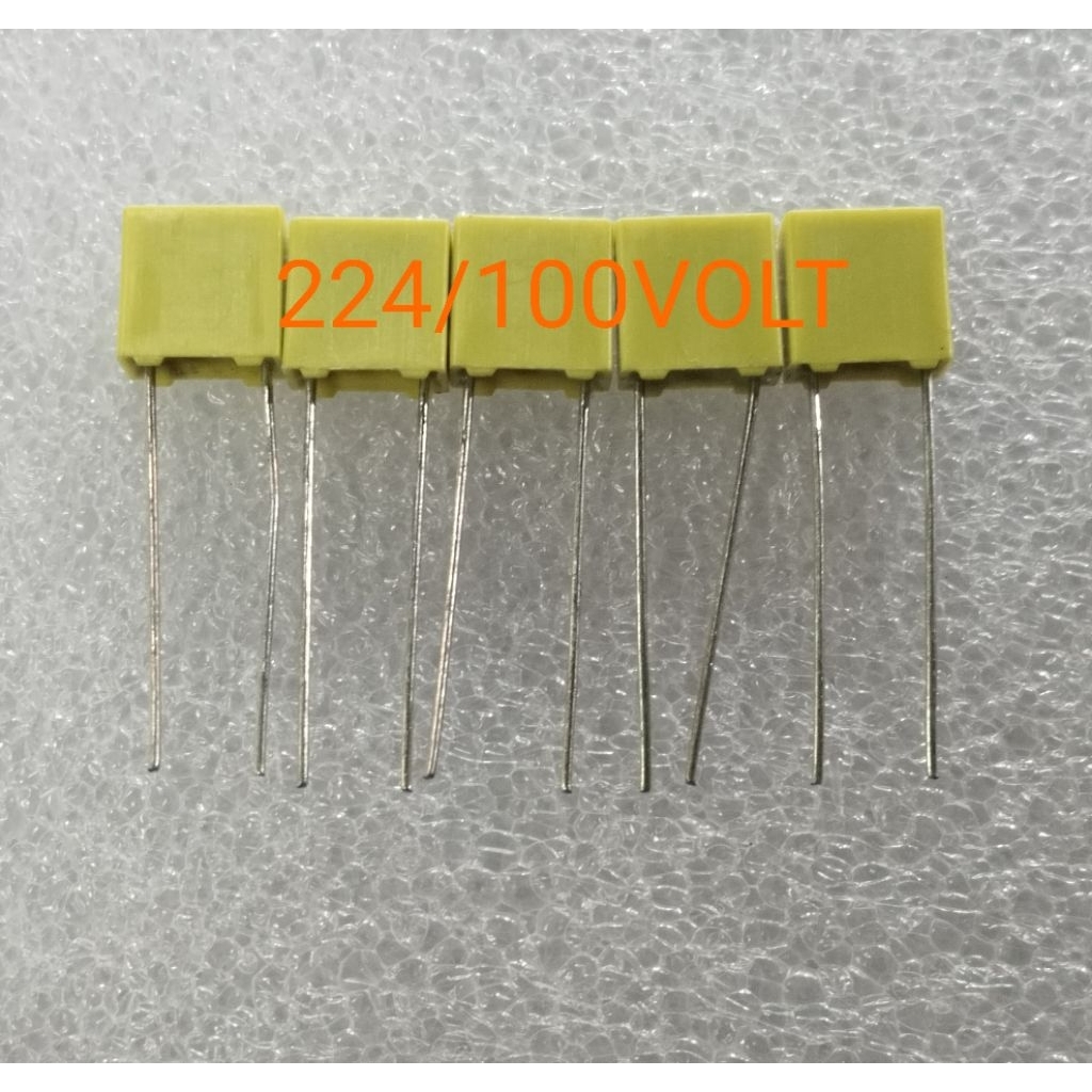 KAPASITOR MKM 224 - 100VOLT CAPASITOR 224J 100V KUALITAS BAIK