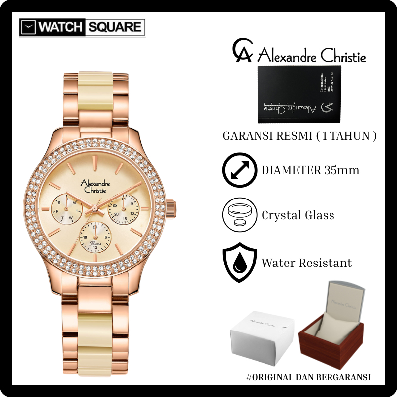 Jam tangan wanita Alexandre Christie AC-2914
