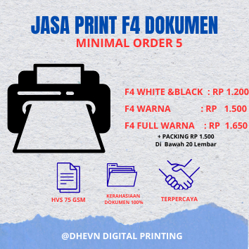 

JASA PRINT DOKUMEN F4 HVS 75 gsm (MIN 5)