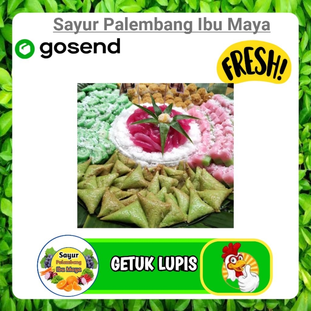 

Getuk Lupis Cenil - Jajanan Pasar Lokal UMKM Palembang