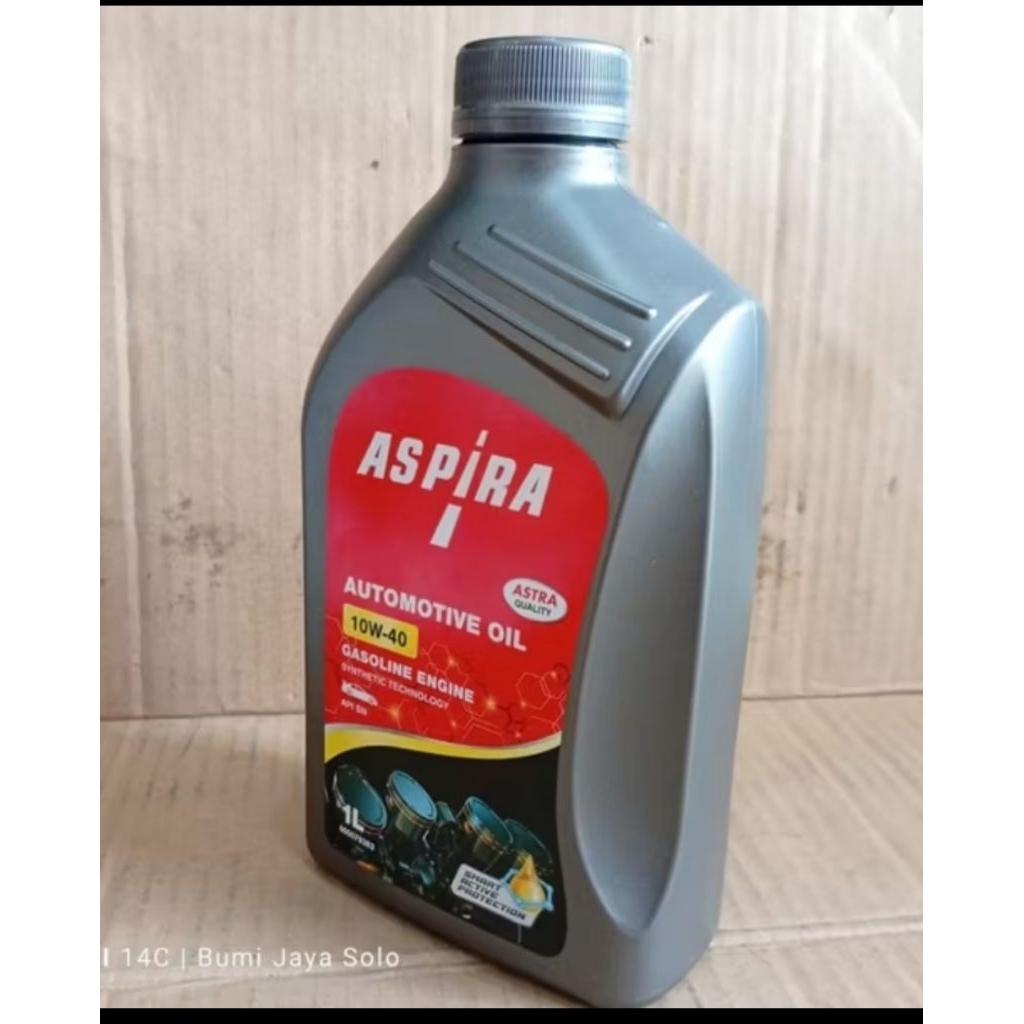 Aspira Oli mobil 10W40 untuk mobil bensin