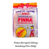 

ANEKA KERUPUK UDANG MEREK FINNA (NUSANTARA & GONDANG PITA)