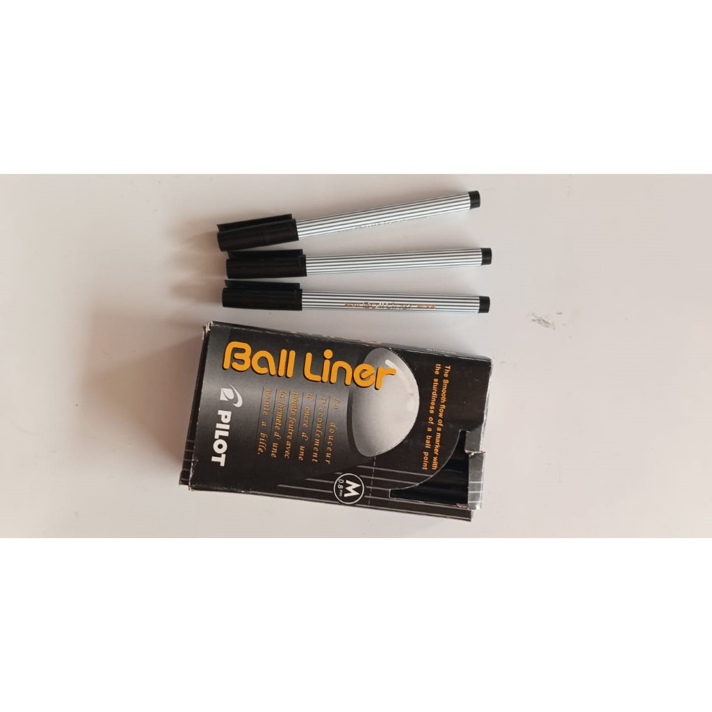 

Pilot Ball Liner Ball Pen 0.8mm BL-5M | Pulpen Pena - BLACK