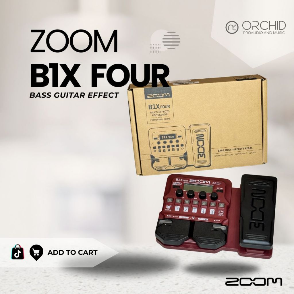 Zoom B1X Four Bass Multi-Effects ORIGINAL